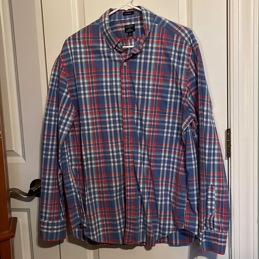 Mens J. CREW button down shirts, all sized large.